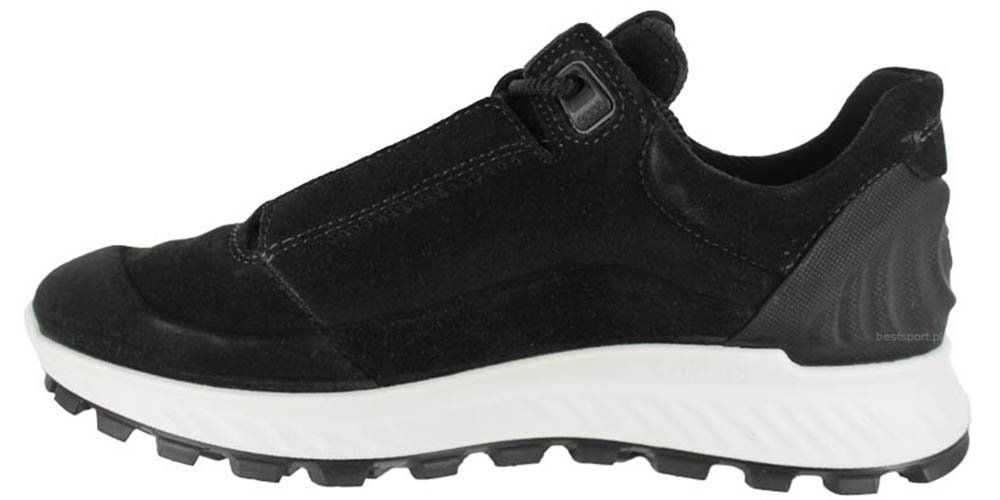 Ecco Półbuty damskie - Exostrike Hydromax - r 39 - Czarne, zamszowe