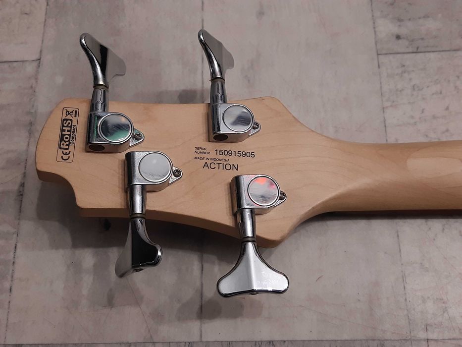 Gitara Basowa Cort Action-2015-Transparent Blue-wysyłka Gratis-zamiana