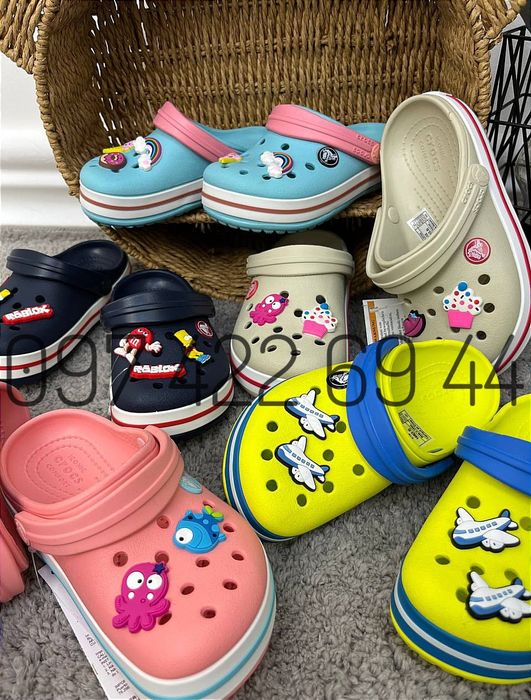 Дитячі крокси сабо крокбенд Crocs Crocband Kids 24-35р Crocs