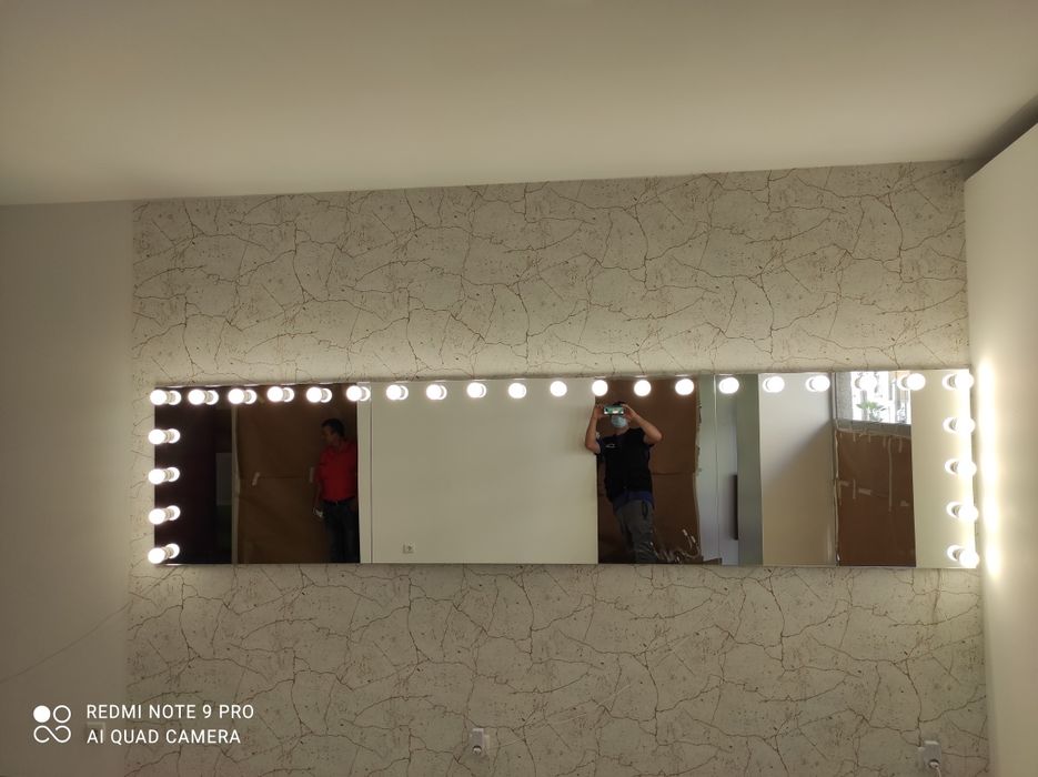 Espelho de maquilhagem led workshops