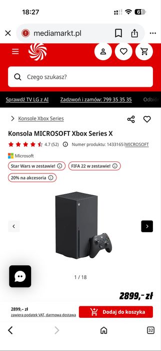 Konsola Microsoft Xbox Series X