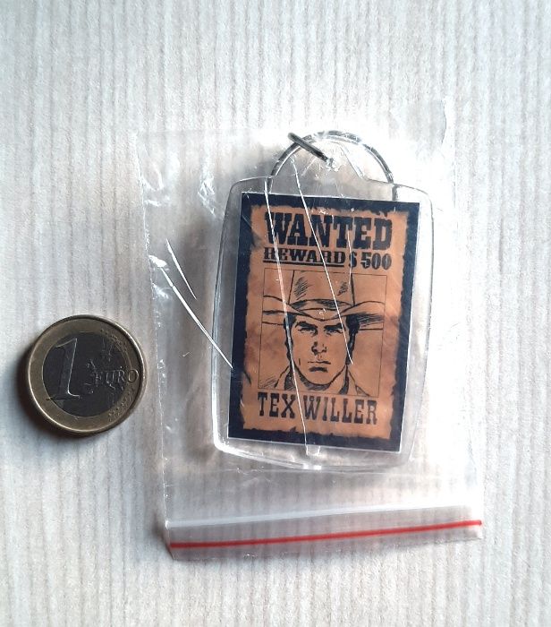 Porta-chaves exclusivo Tex Willer Wanted Sergio Bonelli Editore