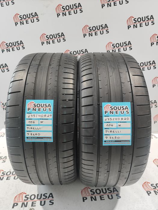 2 pneus semi novos 275-40R20 Pirelli - Oferta dos portes