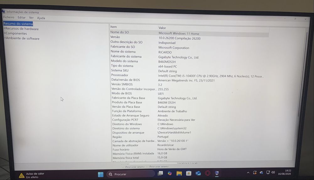 Vendo Computador seminovo