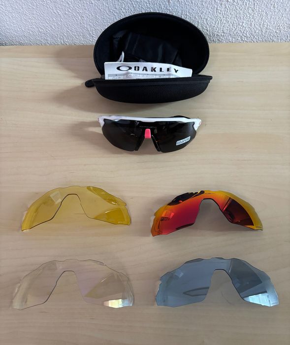 Óculos Oakley Radar EV Path branco  com lentes Prizm Snow
