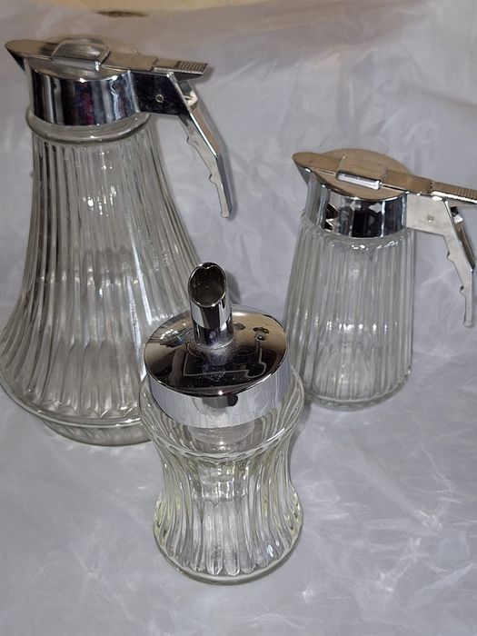 Pitcher, sugar bowl, and creamer