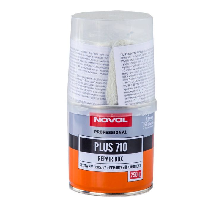 Ремкомплект Novol Plus 710 0.25 кг (стеклоткань+эпоксидная смола)