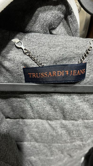 Biała kurtka Trussardi Jeans
