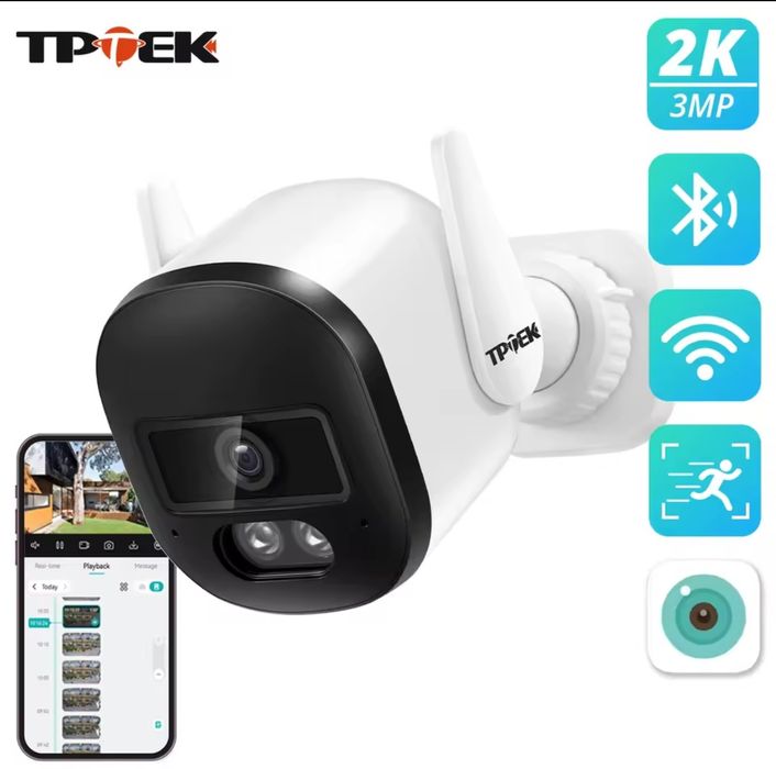 ICSee 3мп Камера Tptek bullet відеонагляд  вулична