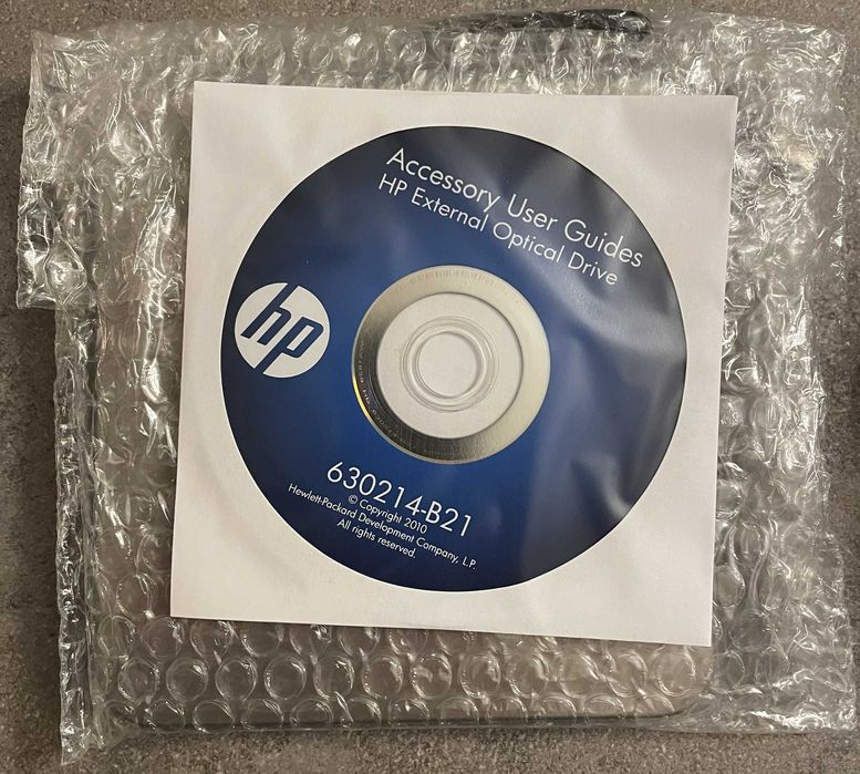 Dysk optyczny CD/DVD RW HP i nagrywarka CD i DVD