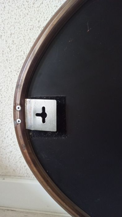 Vintage Retro lustro  oval lata 70-te