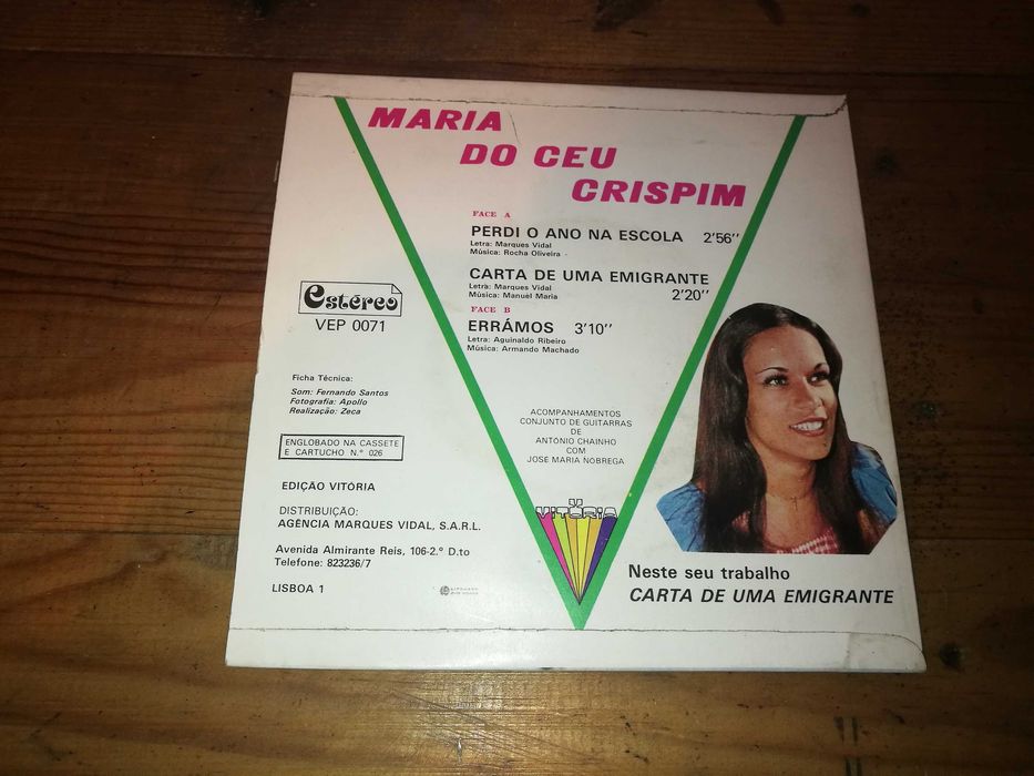 MARIA DO CÉU CRISPIM - Carta de Uma Emigrante Single