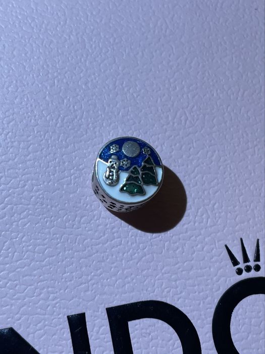 Pandora бусинка оригинальная, шарм на браслет