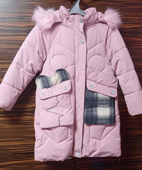 Куртка подовжена для дівчинки