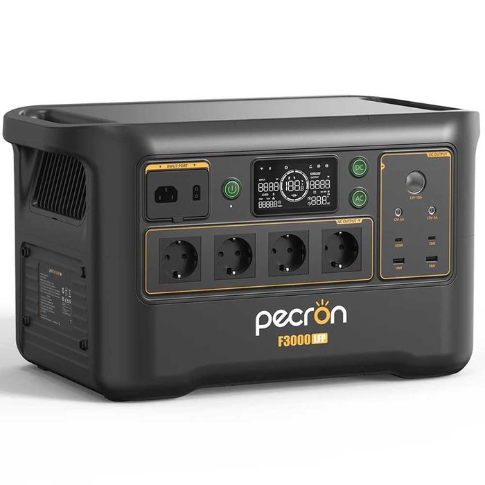 Зарядна станція Pecron F3000LFP, 3600 Вт, 3072 Вт*год EU
