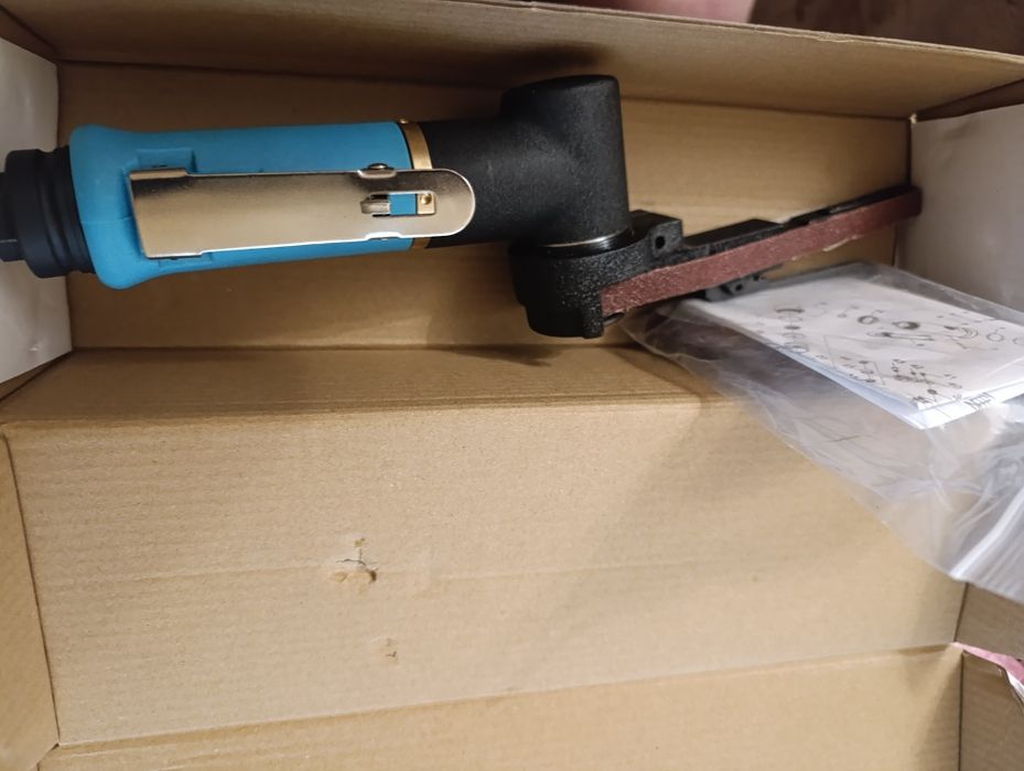 Гріндер , напилок шліфувальний  пневматичний стрічковий  10*330 мм