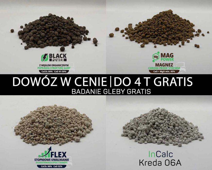 Wapno granulowane | czarna kreda / wapno magnezowe / węglanowe / 06A