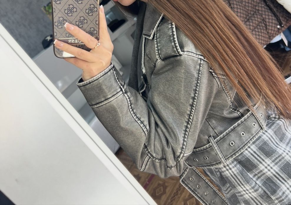 Куртка косуха серая