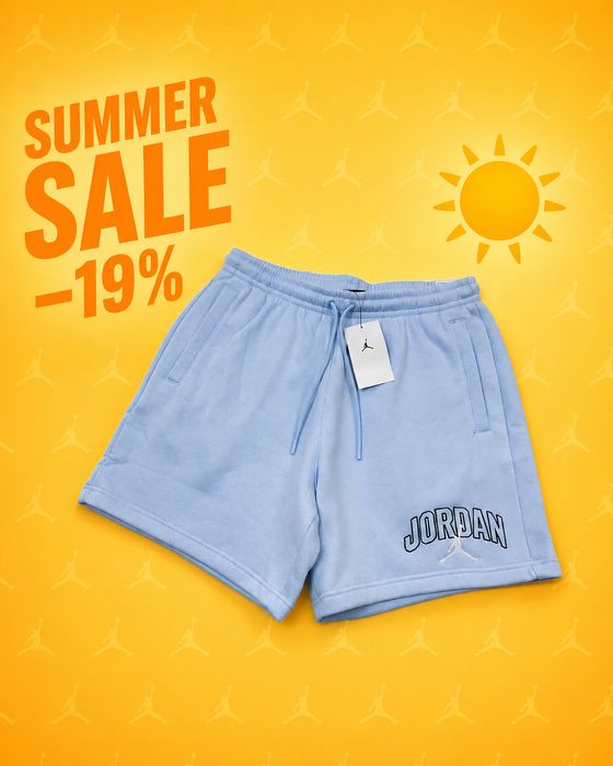 Summer Sale! Шорти Jordan MWP (блакитні) (M, L, XL)
