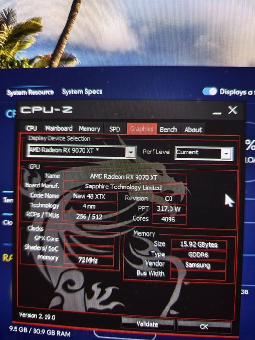 PC gaming CPU AMD 7800x3d gpu 9070xt 2tb e 32gb ddr5