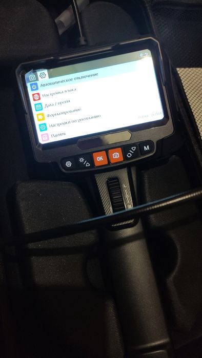 Эндоскоп для Автосервиса с экраном и аккумулятором +SD карта