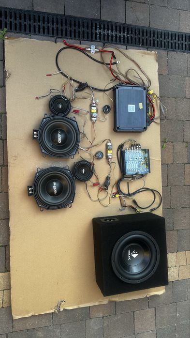 Wzmacniacz Glosniki zestaw Audio