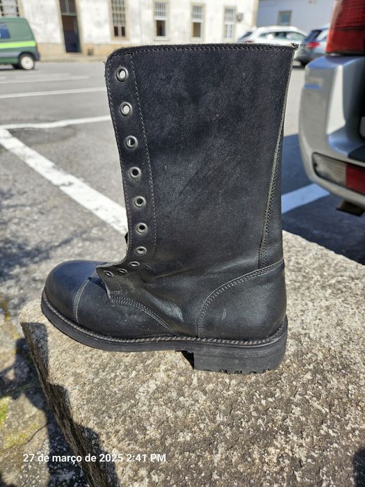 Botas Militares em pele