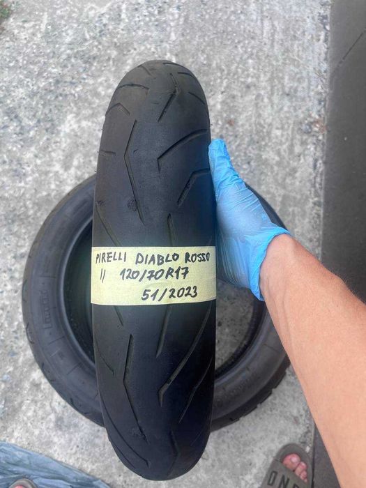 Мотогума Pirelli Diablo Rosso II 120/70 R17 шина мото