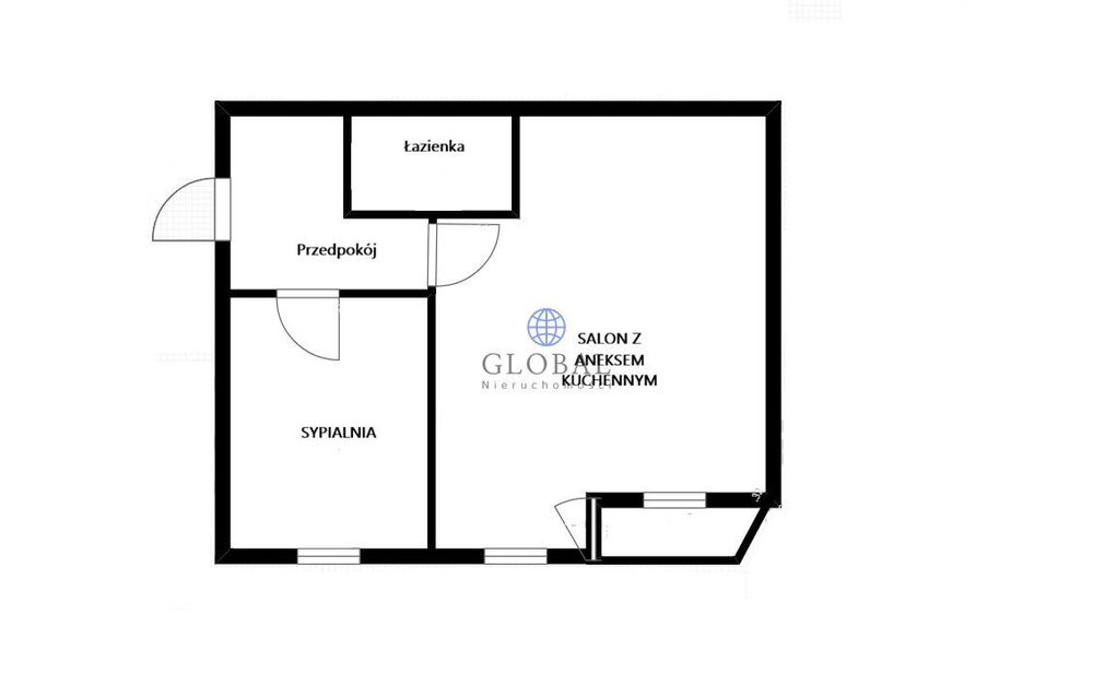2 pokoje/ Szwederowo/ 58 m2/ 2 piętro/balkon