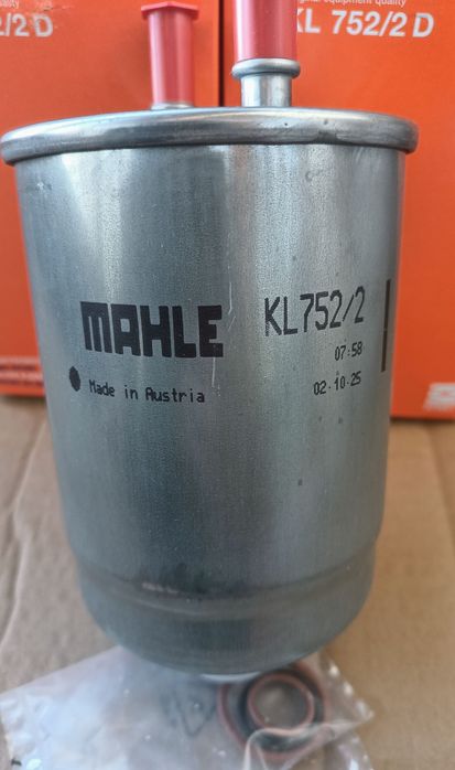 Рено Меган3 Сценік3 1,5dci Паливний фільтр MAHLE KL 752/2D 164006435R