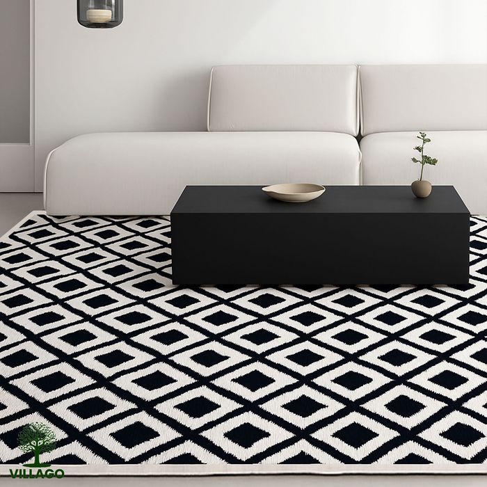 NOWY Dywan Villago Home POLO 160x230 cm Wzór Szary Japandi Pętelkowy!