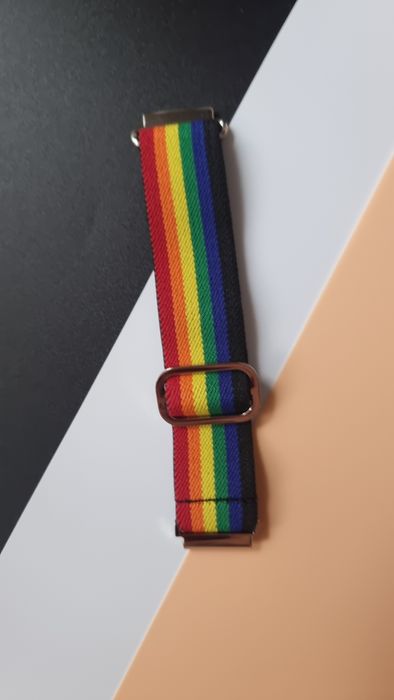 Opaska Blueshaweu 22 mm z elastycznego, regulowanego materiału (Rainbo