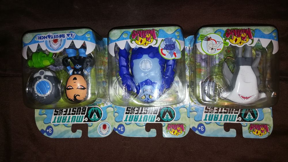 NEW AND SEALED - Mutant Busters Figures / Packs64751792903299123