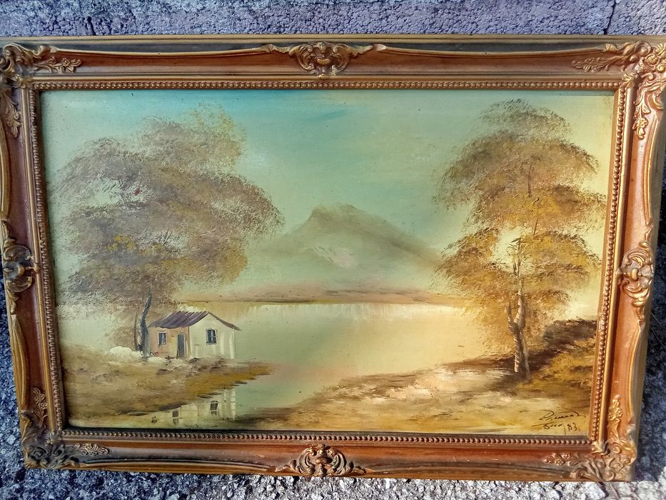 Quadro vintage de vários pintores