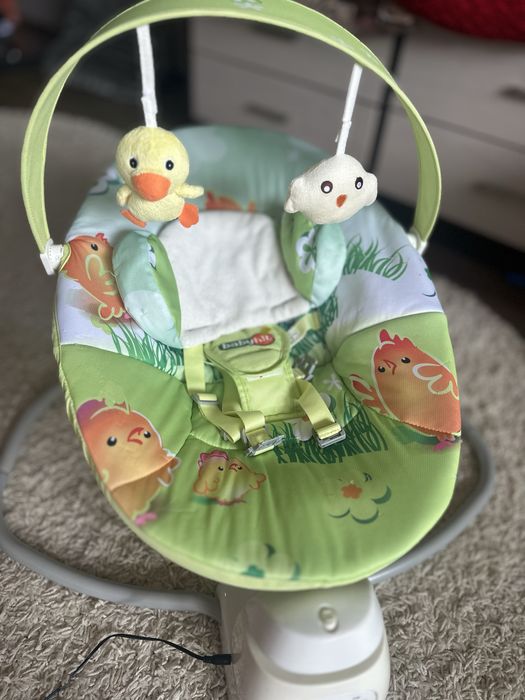 Шезлонг - гойдалка дитячий Babyhit Best Rest Green