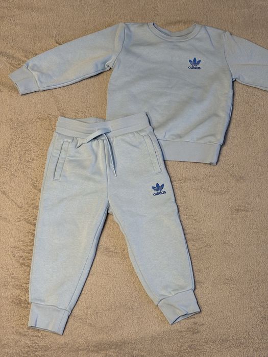 Komplet dresowy Adidas rozm. 92 błękit
