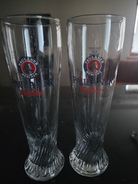 2 sztuki kufel pokal paulaner weissbier 0.4