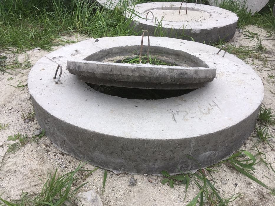 Кільця бетонні армовані сіткою для каналізації, доставка Цемент.