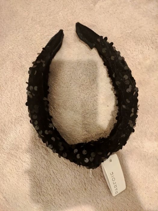 Bandolete com brilhantes preta