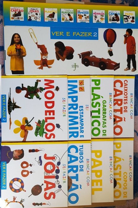 Ver e fazer - I e II séries - cada série tem 8 livros novos na caixa