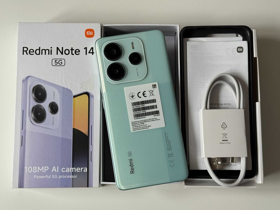 Redmi Note 14 5G 8/256 GB Coral Green NFC
