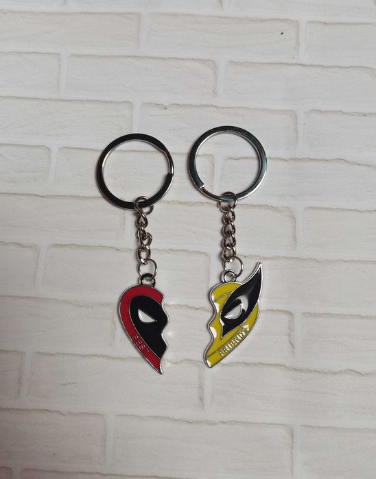 Komplet breloczków Best Friends: Deadpool i Wolverine (Marvel)