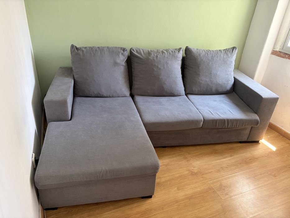 Sofá chaise longue reversível