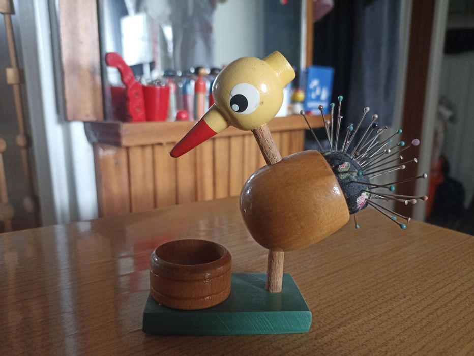 Igielnik PRL bocian naparstek