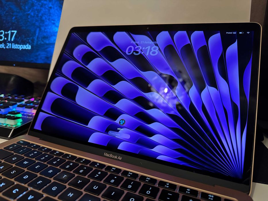 Apple Macbook Air M1 8/256 Gold A2337 Komplet Dowód Zakupu Olsztyn