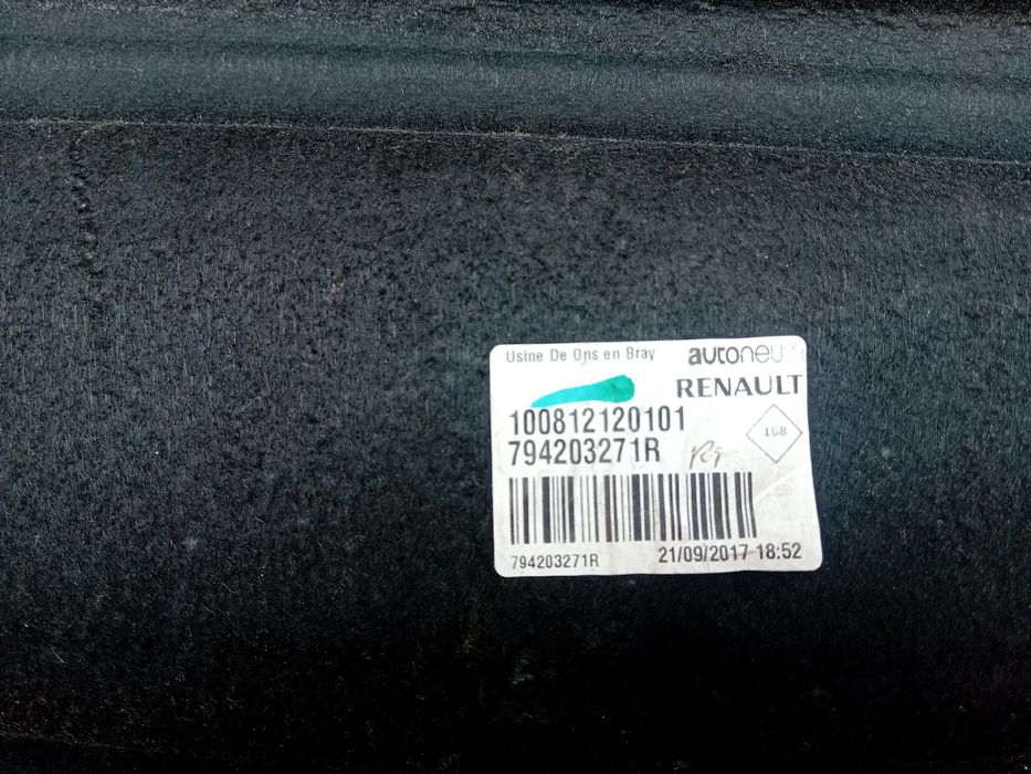 Chapeleira / tampo da mala RENAULT Zoe (BFM_)