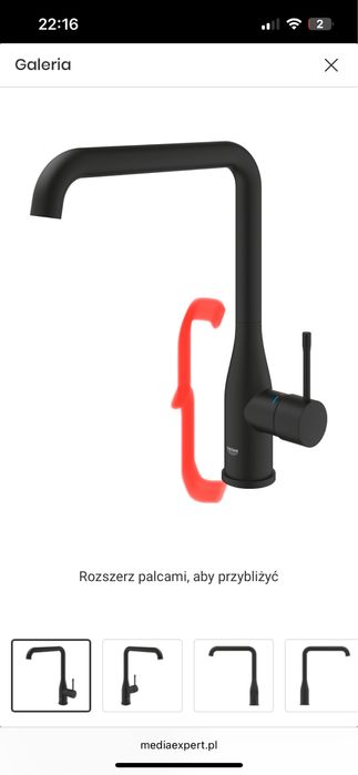 Bateria Grohe essence umywalkowa/zlewozmywakowa