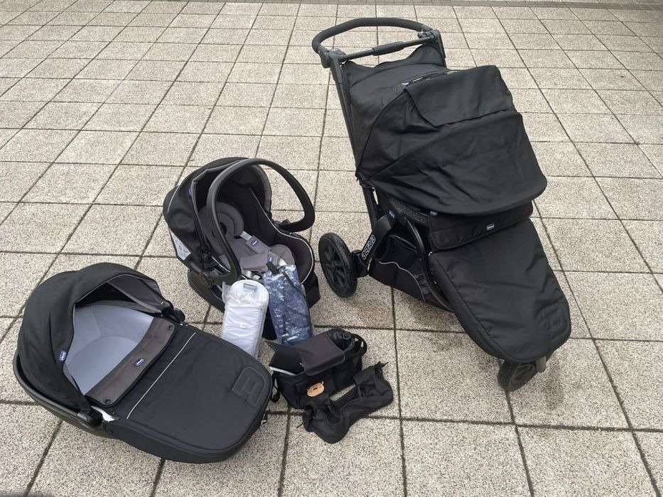 Коляска Chicco Trio Activ 3 Jet Black