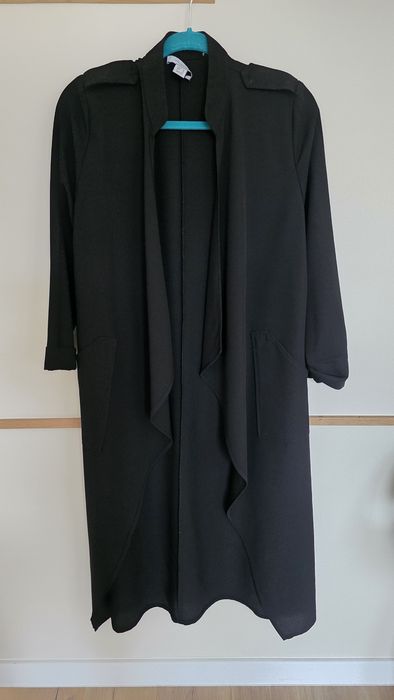 Płaszcz wiosenny narzutka czarna M stan idealny Primark