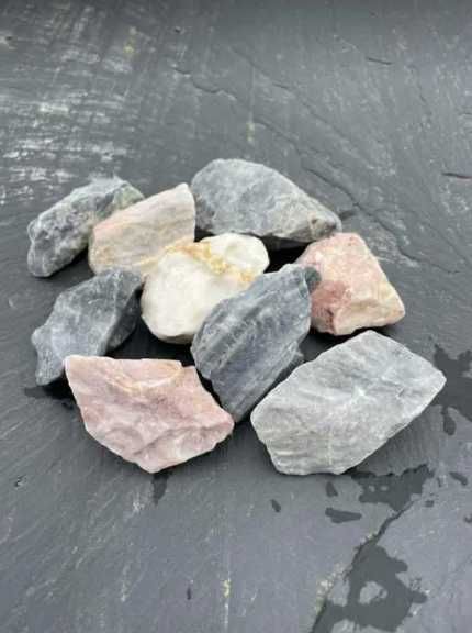Grys Błękitny Lodowy 8-16, 16-32 mm Łamany Kamień Dekoracyjny Akwarium